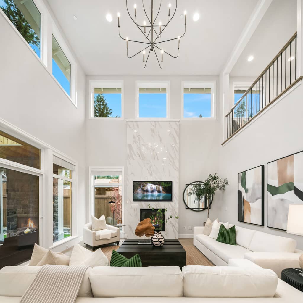 Seattle Luxury Home Staging Living Room