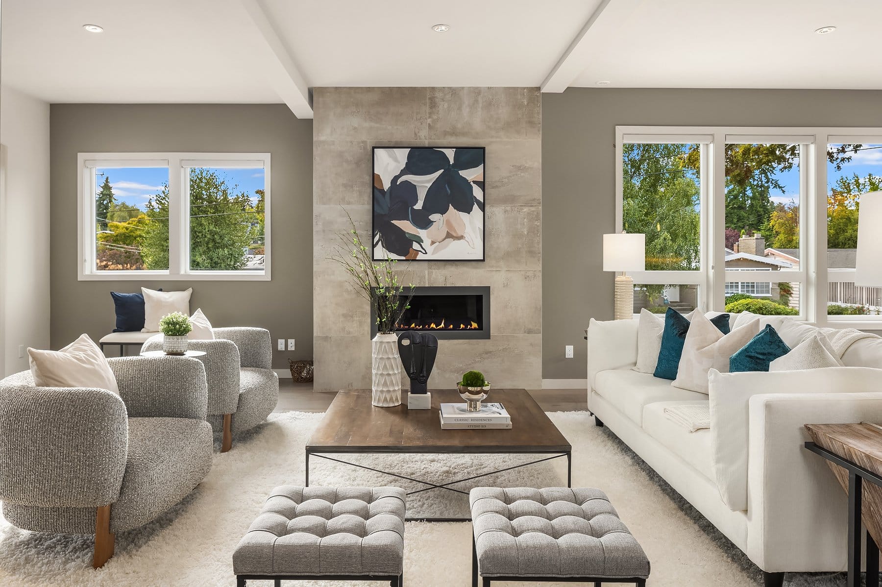 Living Room home staging