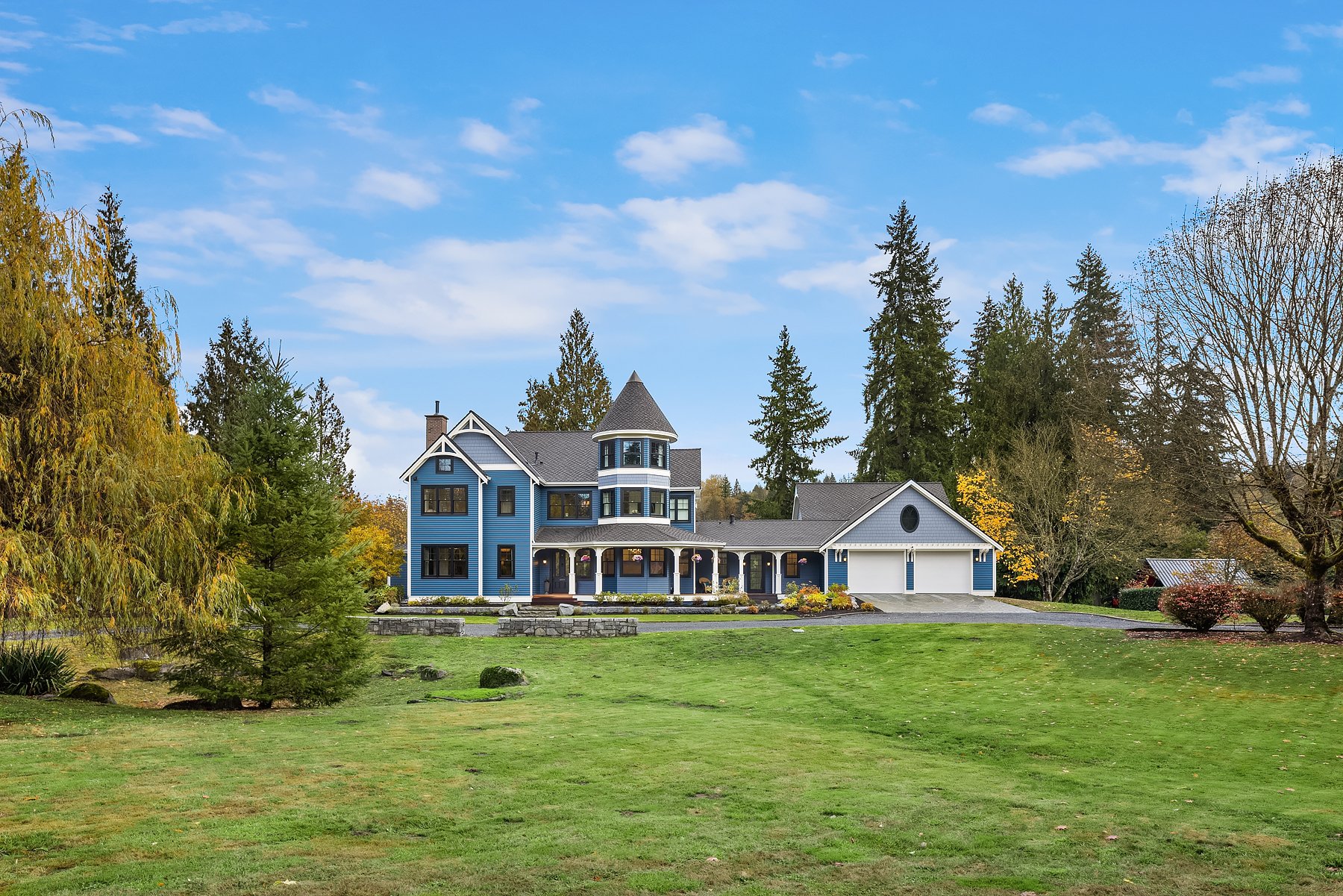 Big Blue Manor Exterior Shot