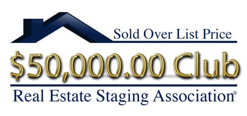 real estate staging association 50k sold over list club