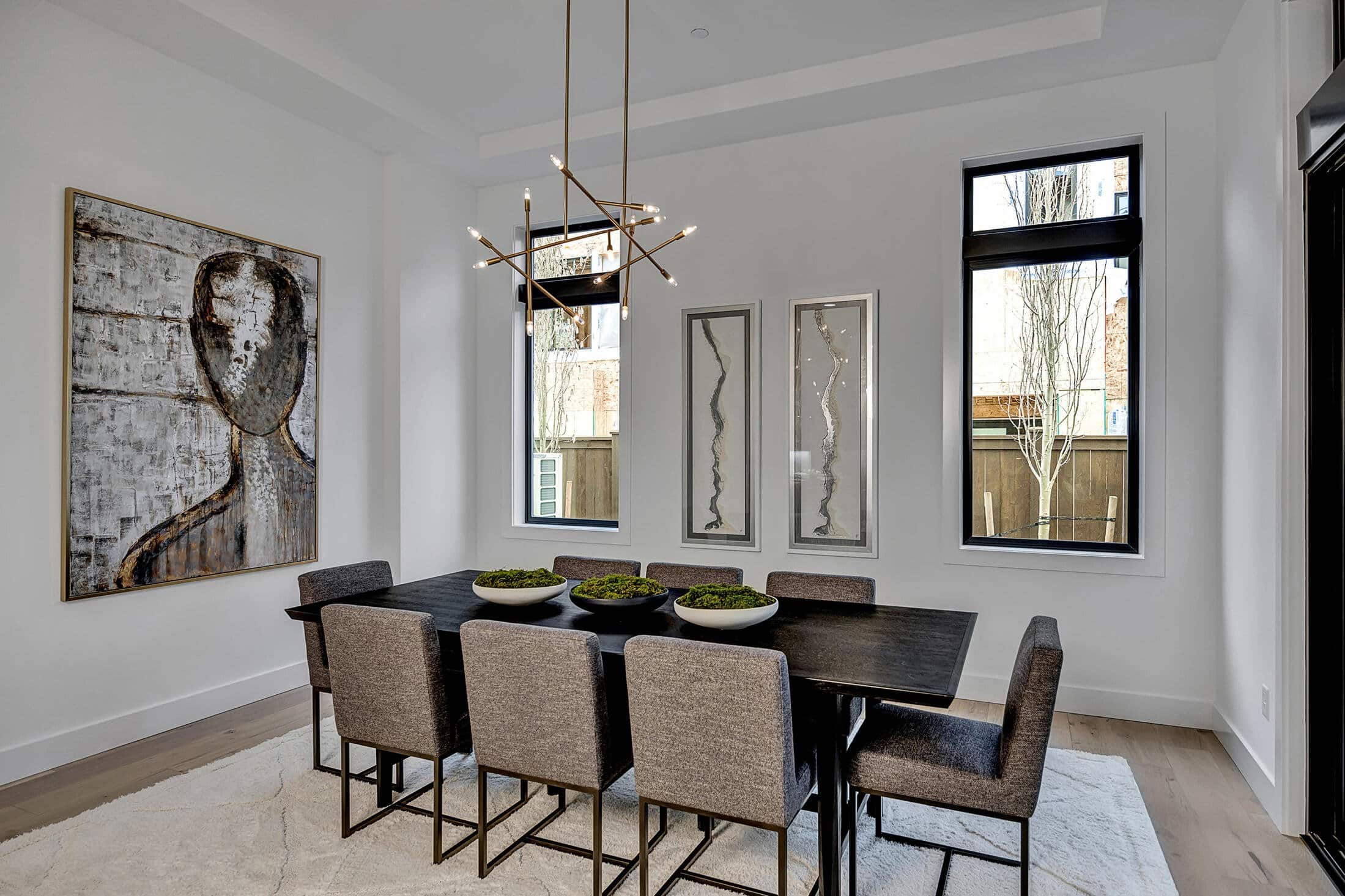 Model Home Luxury Home Staging - Kirkland Washington - Dining Room