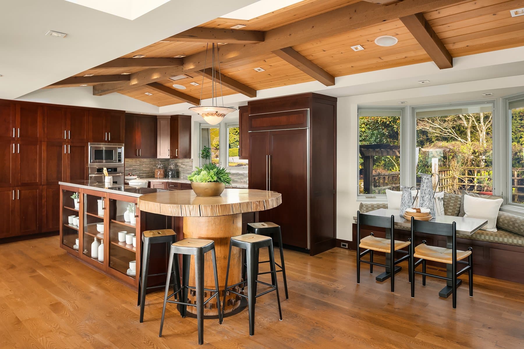 clyde hill - bellevue washington - home staging - kitchen wide angle