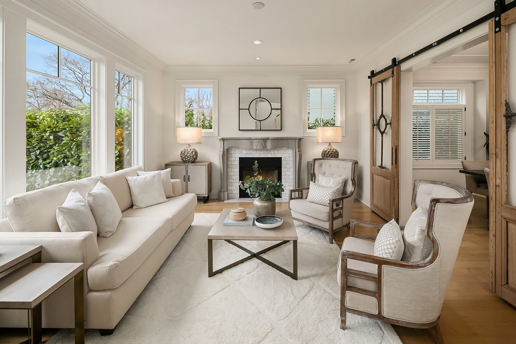 Traditional Charm - Seattle Vacant Home Staging - Living Room