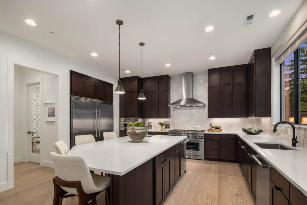 kirkland home staging new construction kitchen